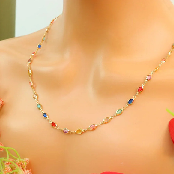 "New Beautiful Design Necklace Chain for Women/Girls, Gift, N594 - Picture 8 of 10